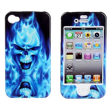 Blue Fire Skull